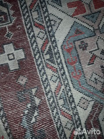 Антикварный ковёр, шерстяной, ручная работа