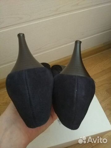 Туфли замшевые тёмно-синий р39 Туфли замшевые тёмно-синий р39