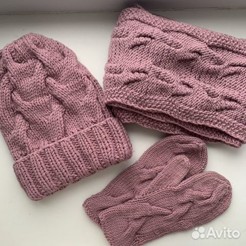 Комплект (Шапка, снуд, варежки) Комплект (Шапка, снуд, варежки)