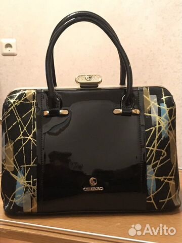 Сумка женская новая из натурального лака