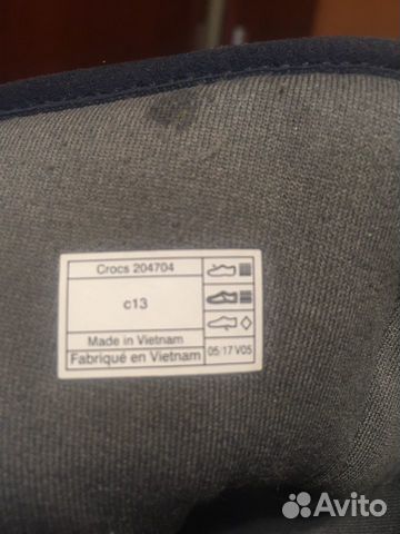 Сапоги теплые зимние crocs размер C 13. Осень-зима