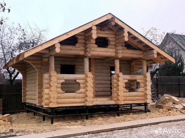 Сруб бани