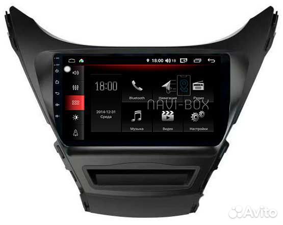Штатная магнитола на Hyundai Elantra 2011-2013