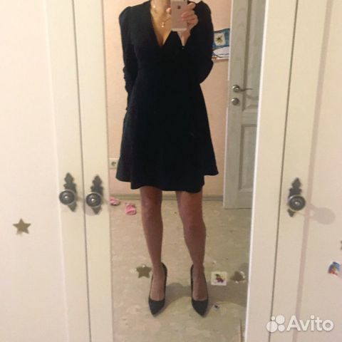 Платье чёрное, фирма Zara размер s