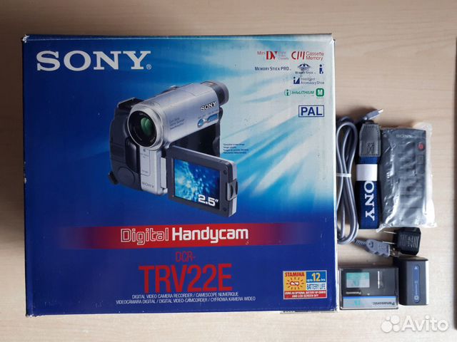 Видеокамера sony. Digital Handycam DCR-TRV22E