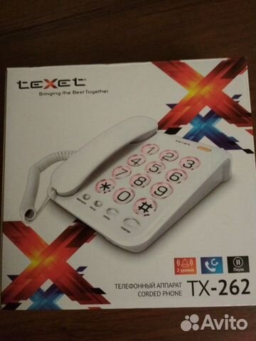 Телефон teXet 262