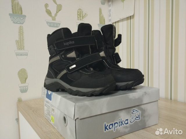 Зимние ботинки kapika, р.34