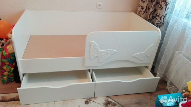 Детская кровать Бабочки 3D Детская кровать Бабочки 3D