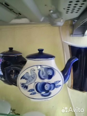 Чайники гжель