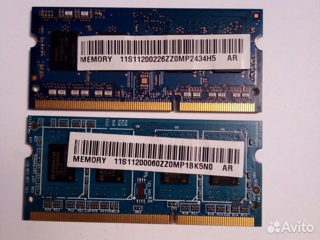 Оперативная память DDR3 2GB для ноутбука Оперативная память DDR3 2GB для ноутбука