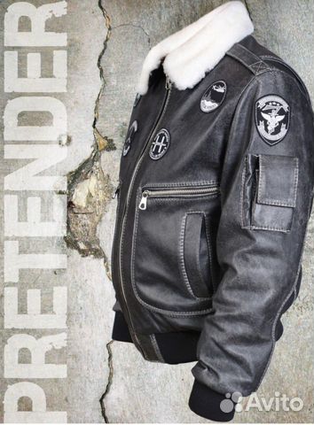 Кожаная куртка Pretender X-File -серый Кожаная куртка Pretender X-File -серый