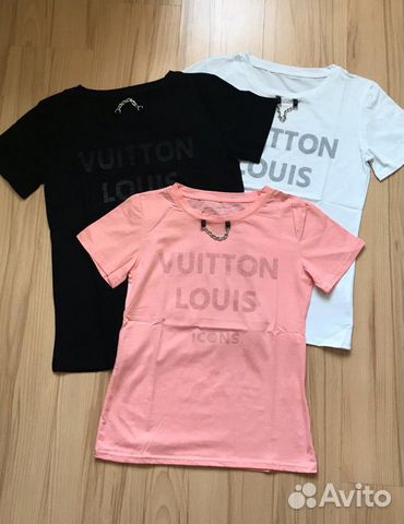 Футболка новая хлопок Louis Vuitton Футболка новая хлопок Louis Vuitton