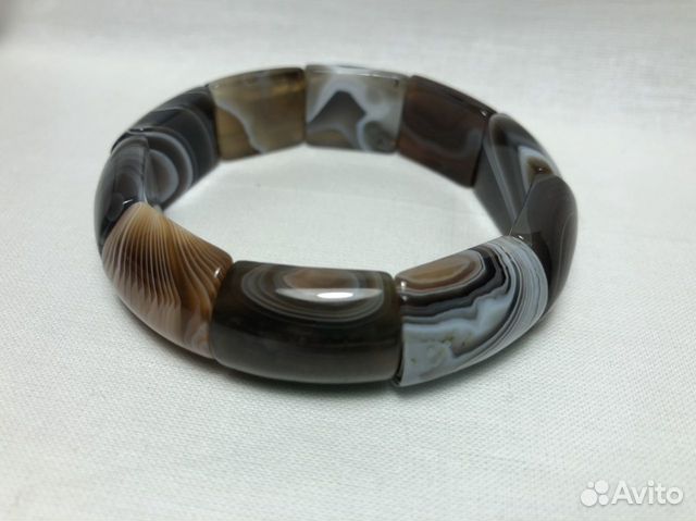 Браслет. Натуральный камень. Агат бразильский Браслет. Натуральный камень. Агат бразильский