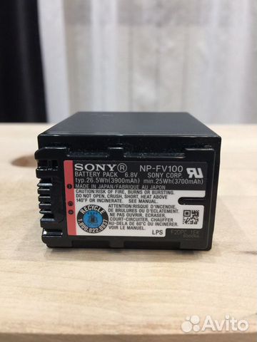 Аккумулятор Sony NP-FV100 Аккумулятор Sony NP-FV100