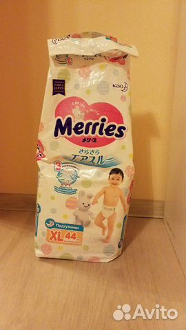 Подгузники Merries xl
