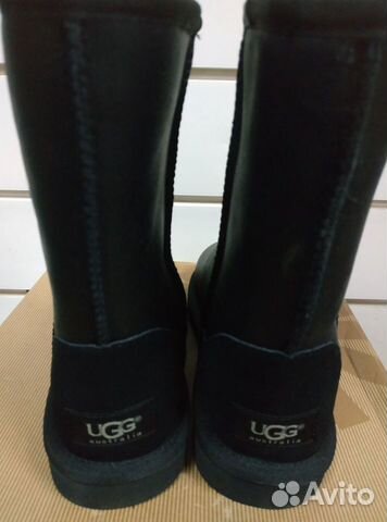 UGG угги, черные обливные UGG угги, черные обливные