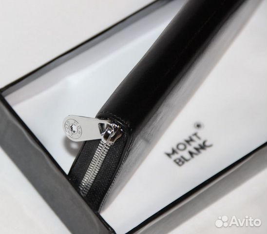 Мужской кожаный клатч Montblanc black lux новый Мужской кожаный клатч Montblanc black lux новый