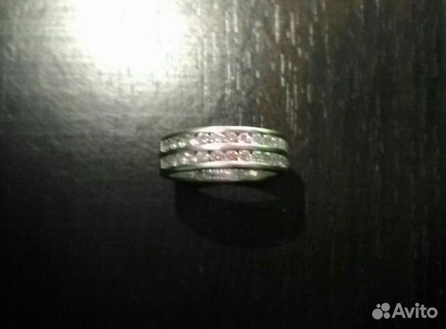 Серебряное кольцо с фианитами