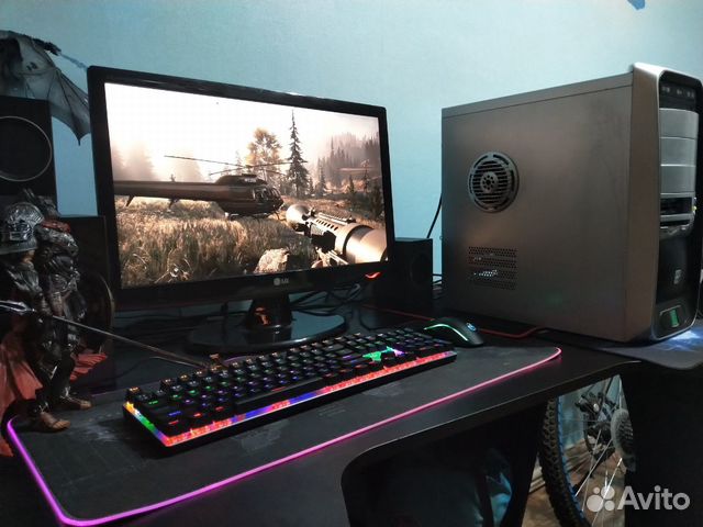 Игровой пк. FX-4300 4гц, 4ядра, RX 560 4гб