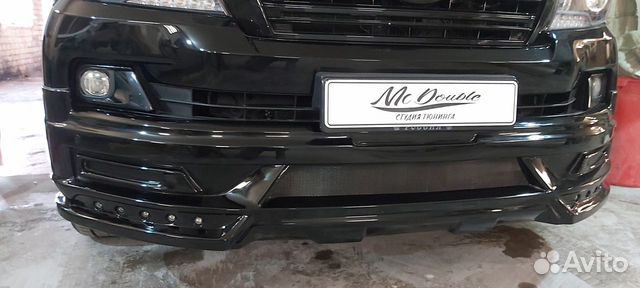 Накладка переднего бампера Wald для LC 200 Накладка переднего бампера Wald для LC 200
