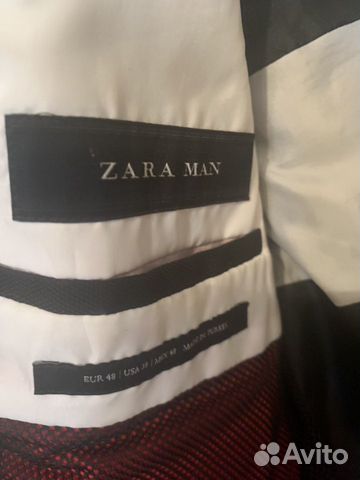 Zara пиджак мужской р.46-48