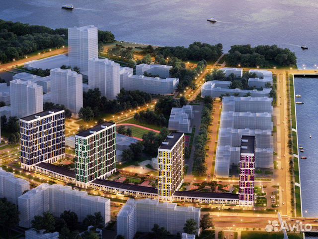1-к квартира, 43.6 м², 7/22 эт.