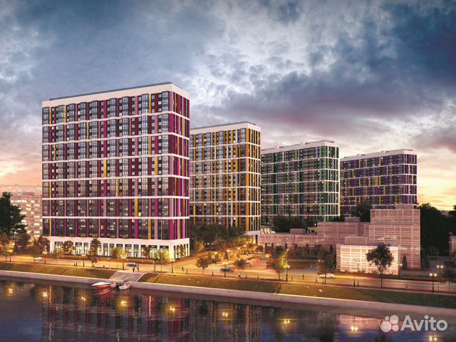 1-к квартира, 43.4 м², 3/22 эт.
