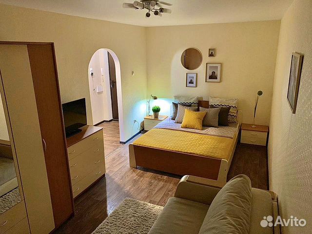 

1-к. квартира, 40 м², 2 кровати