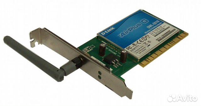 Wi-Fi адаптер D-Link DWL-G510 PCI Wi-Fi адаптер D-Link DWL-G510 PCI