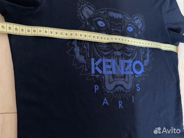 Футболка Kenzo оригинал р 44 синяя Футболка Kenzo оригинал р 44 синяя