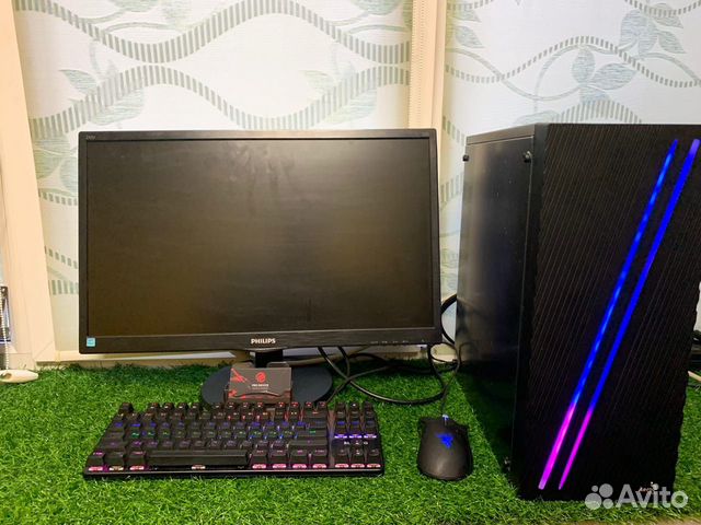 Игровой мощный пк Ryzen 5 3600/DDR 4 2x16 gb/HDD 3