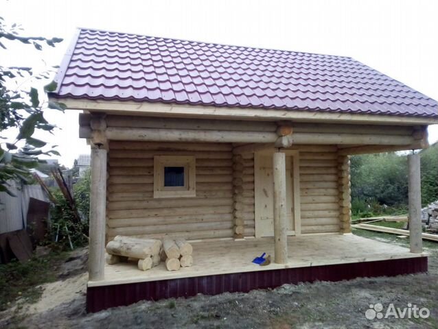 Сруб бани 3/5 м.Производство в пос.Пыра