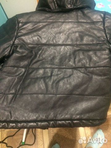 Куртка кожаная zara 86 см