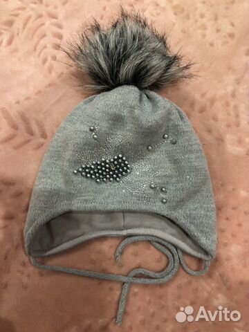 Шапка для девочки р.52-54