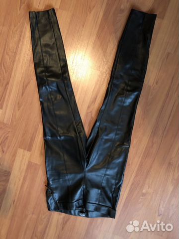 Брюки кожаные Zara Брюки кожаные Zara