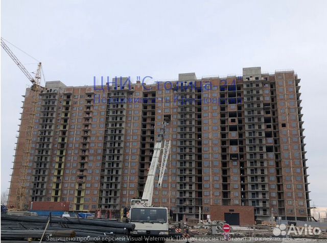 2-к квартира, 55.1 м², 6/19 эт.
