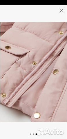 Утеплённая куртка с капюшоном h&m
