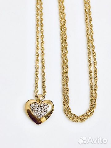 Золотое колье с бриллиантами