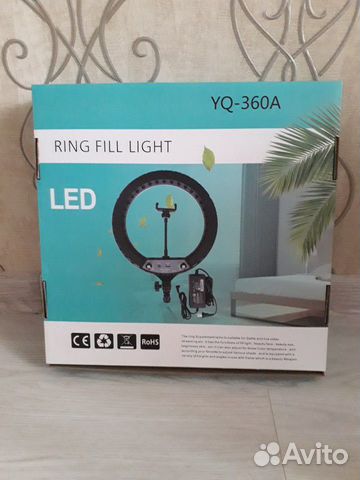 Кольцевая LED лампа 38см