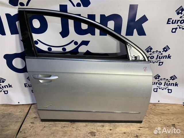 Дверь передняя правая VW Passat B6 Серебристый