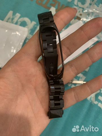 Браслет стальнойдля Mi Band 3/4