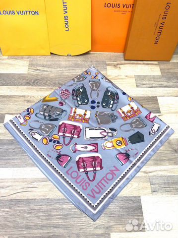 Новый женский шёлковый платок Louis Vuitton Новый женский шёлковый платок Louis Vuitton