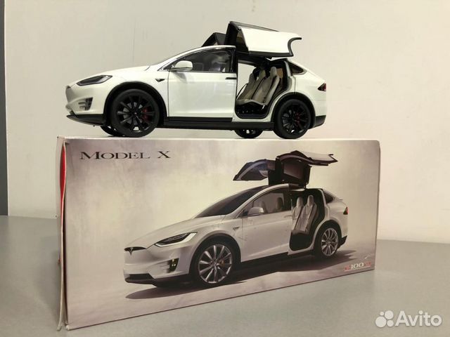 Модель 1:18 электромобиля Tesla Model X Модель 1:18 электромобиля Tesla Model X