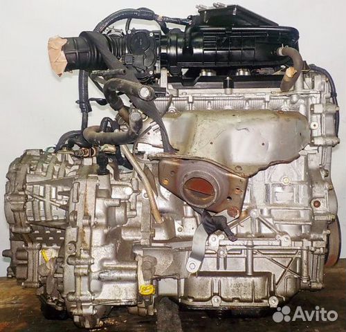 Двигатель Nissan MR18-DE + кпп Двигатель Nissan MR18-DE + кпп