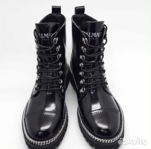 Ботинки кожаные Balmain Ботинки кожаные Balmain
