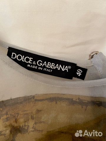 Топ шёлковый Dolce&Gabbana Топ шёлковый Dolce&Gabbana