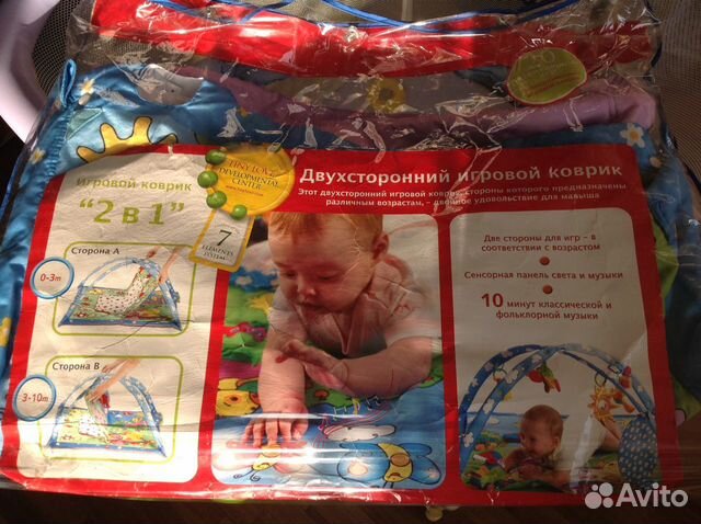 Игровой коврик 2 в 1 Tiny Love