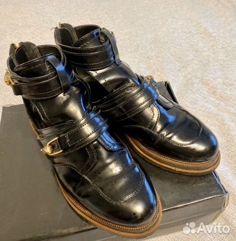 Кожаные ботинки ASOS