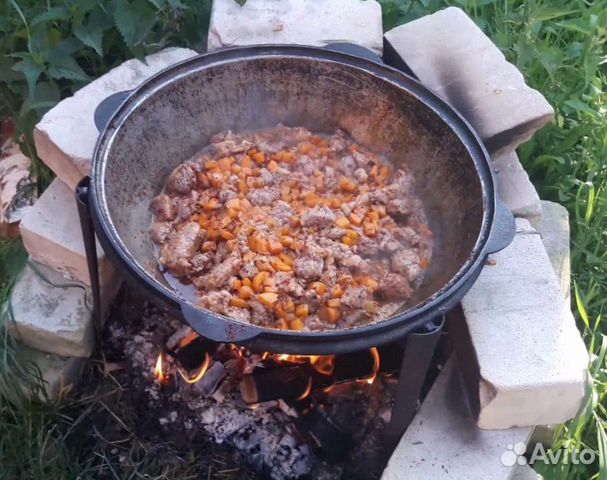 Чугунный казан ручной работы