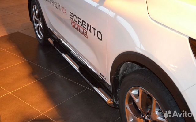Пороги подножки Kia Sorento